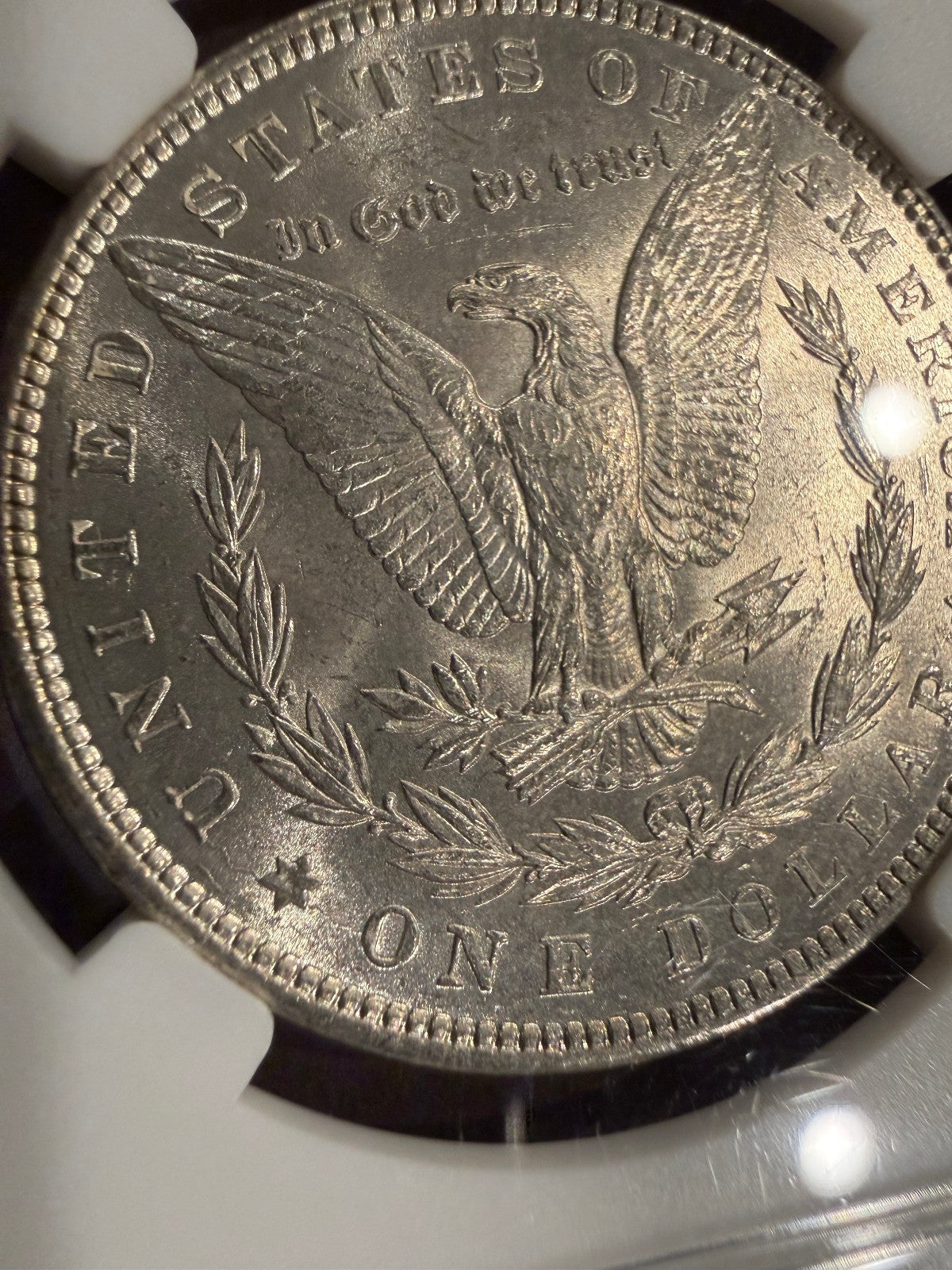 1886 Morgan Silver Dollar 90% Silver Beautiful Natural Toning US Coin