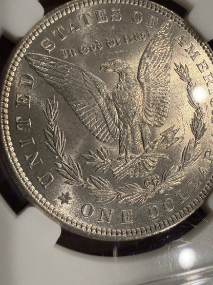 1886 Morgan Silver Dollar 90% Silver Beautiful Natural Toning US Coin