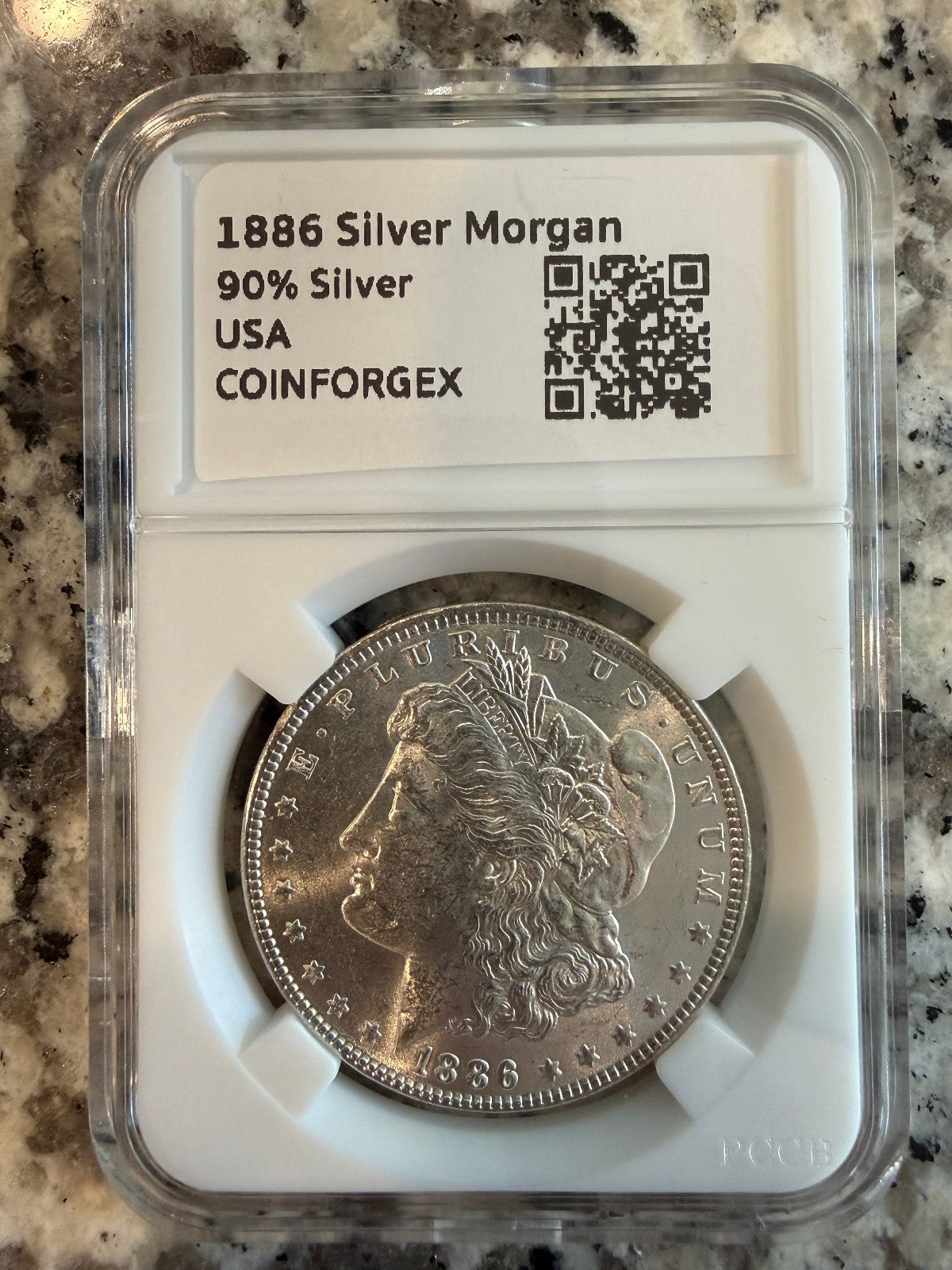 1886 Morgan Dollar 1 oz Silver Round Collectible