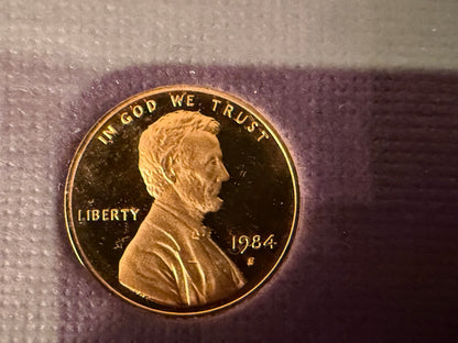 1984 US Proof Set San Francisco Mint Original Packaging Complete Set