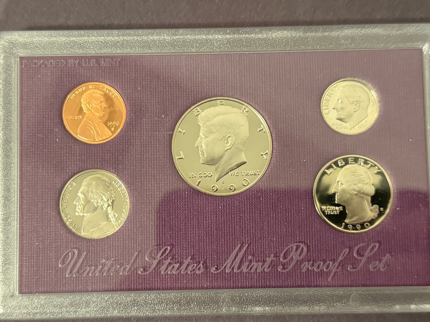 1990 US Mint Proof Set San Francisco Original Packaging Complete Set