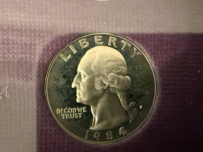 1984 US Proof Set San Francisco Mint Original Packaging Complete Set