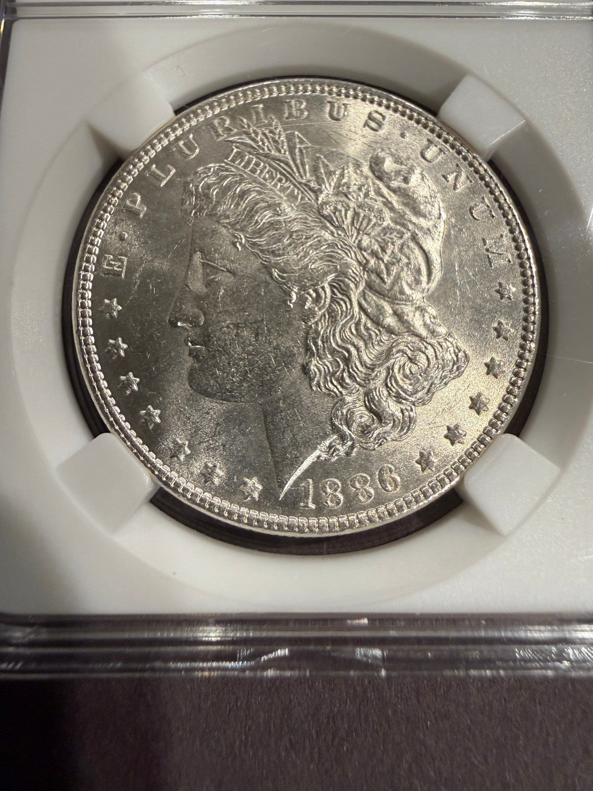 1886 Morgan Silver Dollar US Coin Fine Silver Circulated
