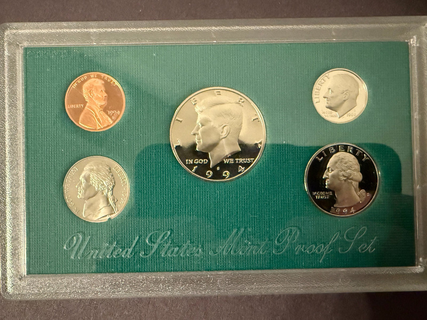 1994 US Mint Proof Set San Francisco S Mint Original Packaging