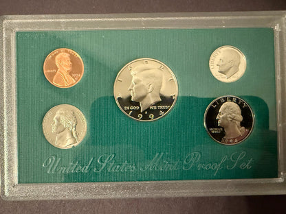 1994 US Mint Proof Set San Francisco S Mint Original Packaging