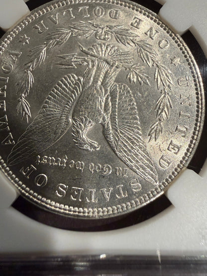 1886 Morgan Silver Dollar US Coin Fine Silver Circulated