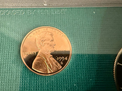 1994 US Mint Proof Set San Francisco S Mint Original Packaging