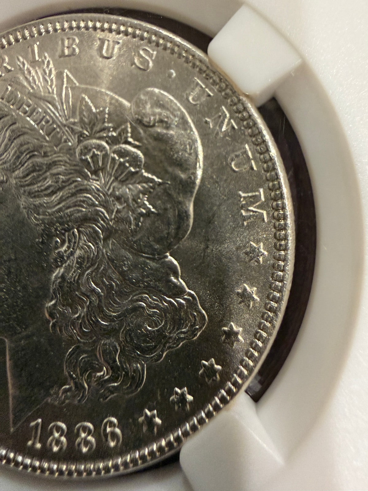 1886 Morgan Silver Dollar US Coin Fine Silver Circulated