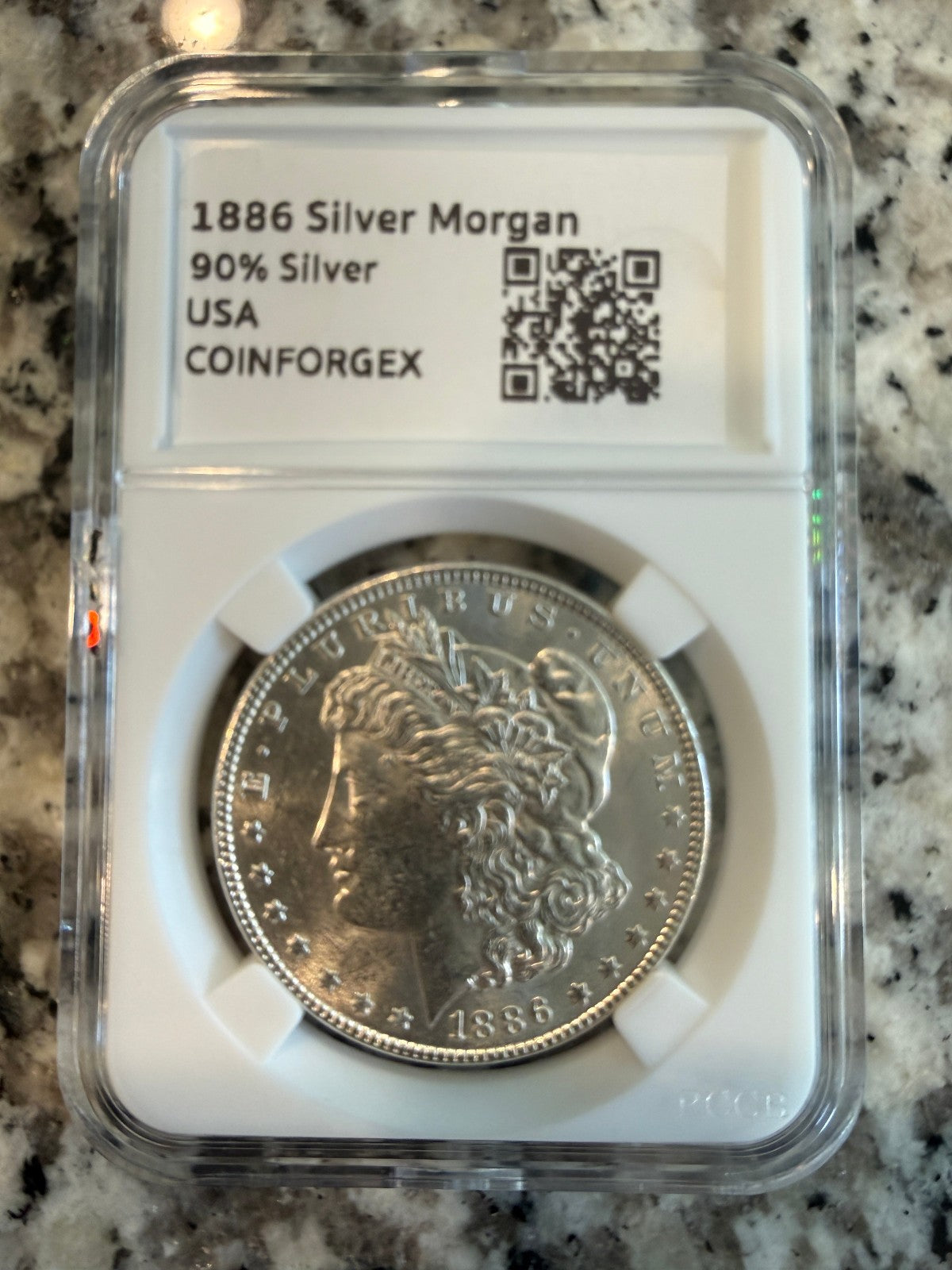 1886 Morgan Silver Dollar US Coin Fine Silver Circulated