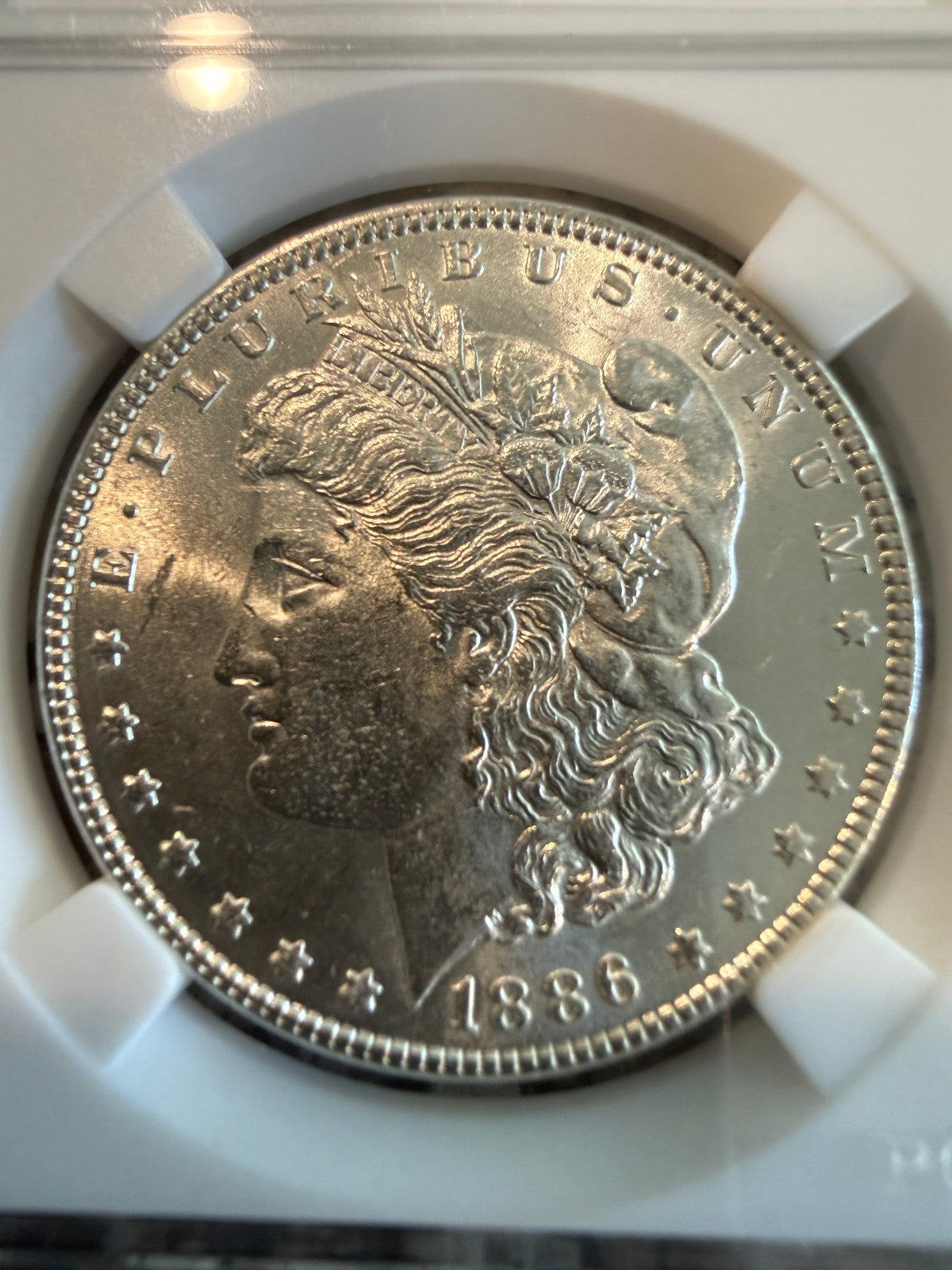 1886 Morgan Silver Dollar US Coin Fine Silver Circulated