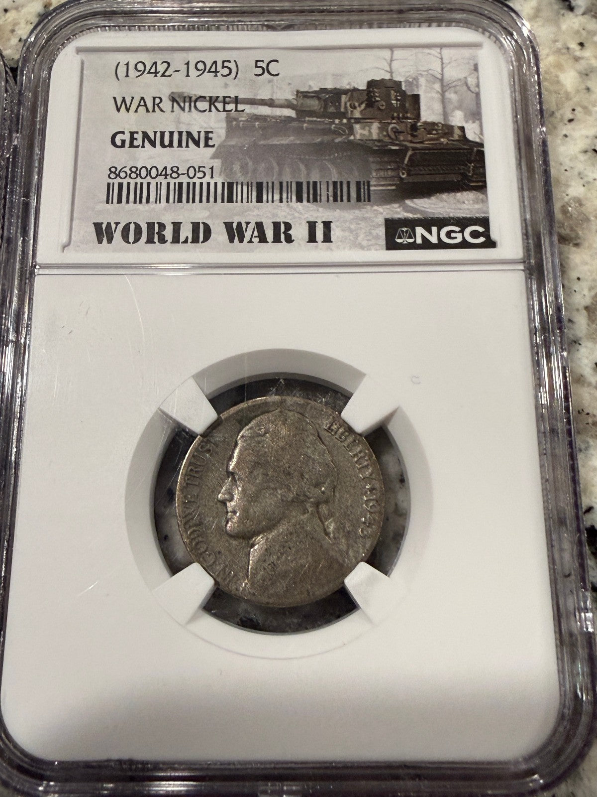 1992R San Marino 200 Lire Discovery of America NGC Genuine WWII Dates
