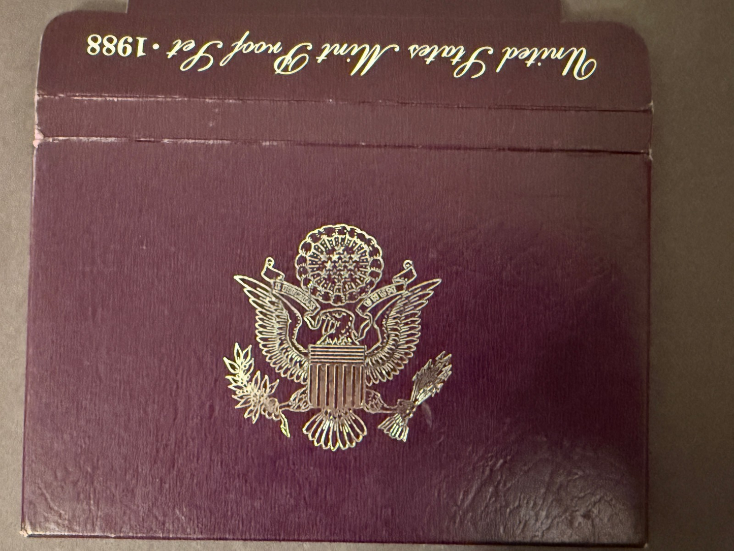 1988 S US Mint Proof Set San Francisco Original Government Packaging