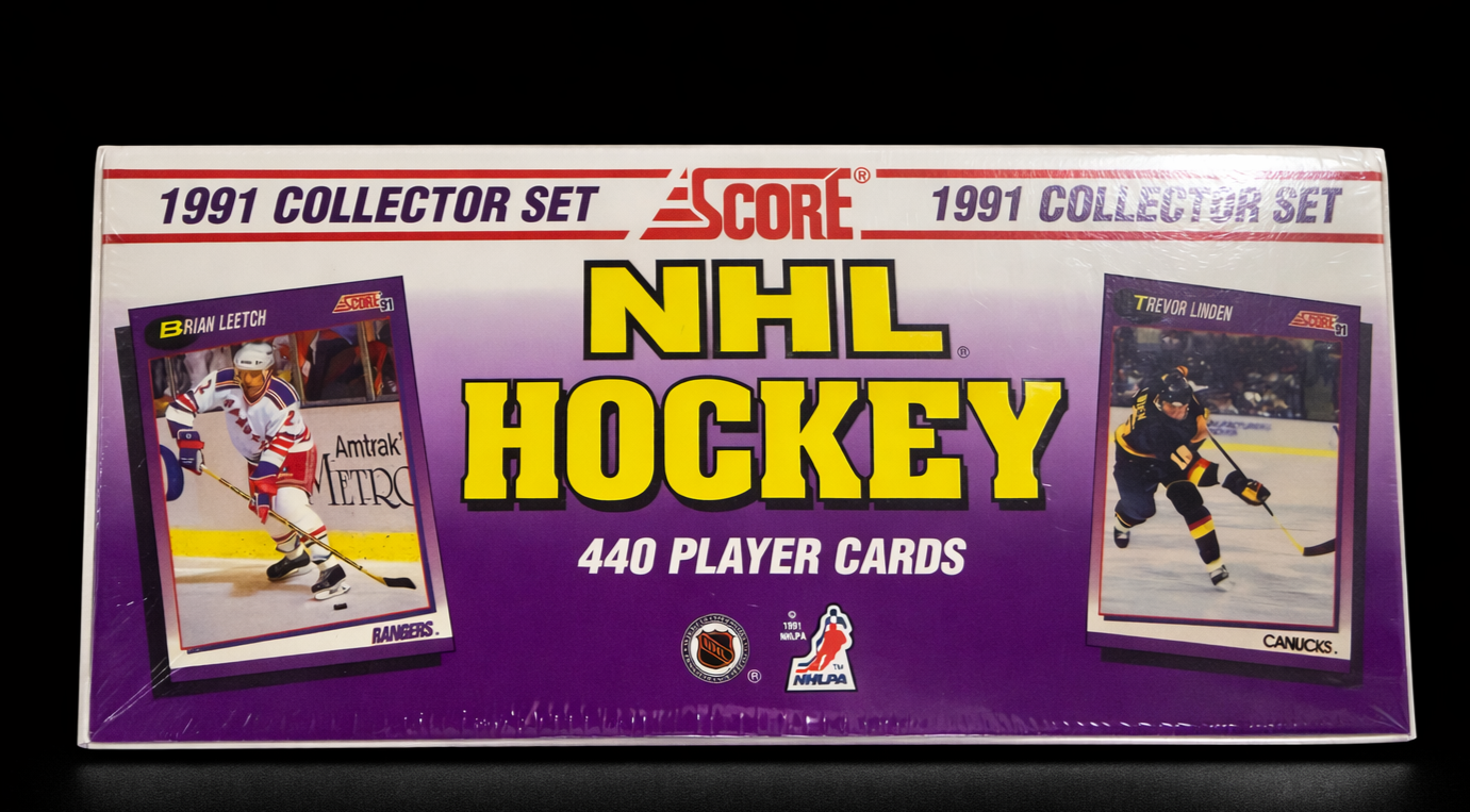 1991 Score NHL Hockey Factory Sealed Set 440 Cards Complete Collector Box