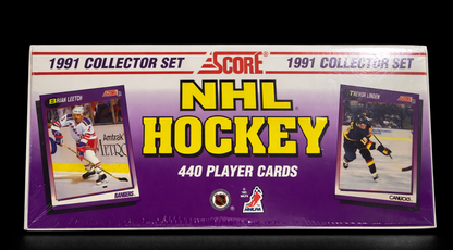 1991 Score NHL Hockey Factory Sealed Set 440 Cards Complete Collector Box