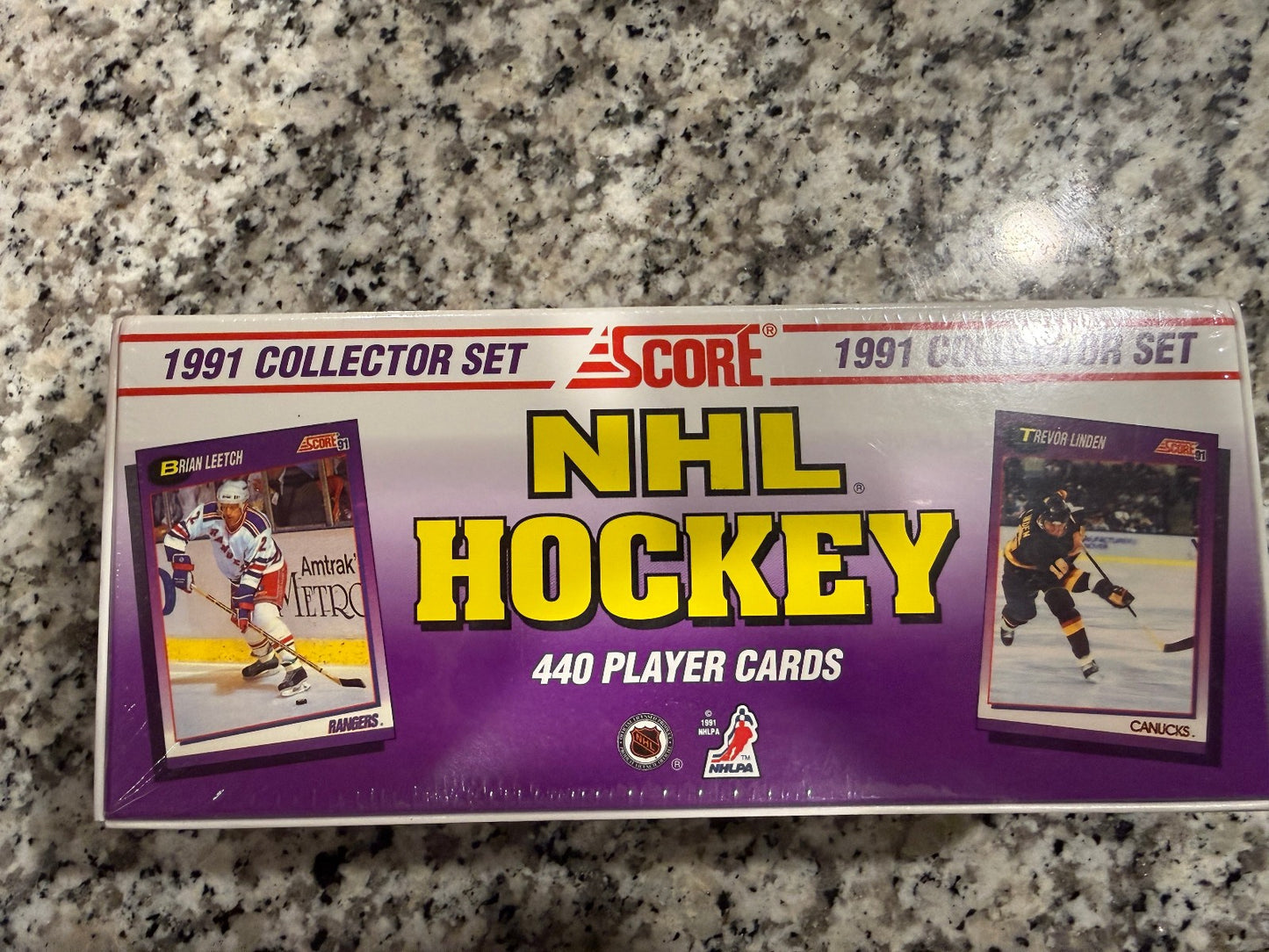 1991 Score NHL Hockey Factory Sealed Set 440 Cards Complete Collector Box