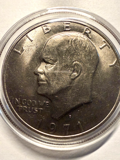1971 Eisenhower Dollar Trio Rare Mint Variety Lot US Mint Coins