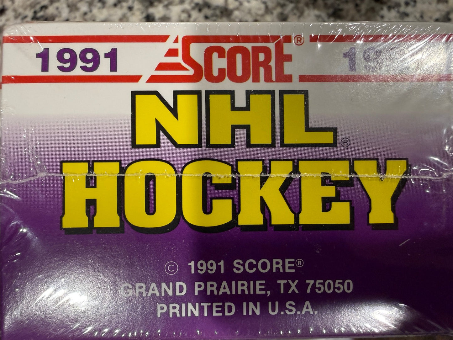 1991 Score NHL Hockey Factory Sealed Set 440 Cards Complete Collector Box