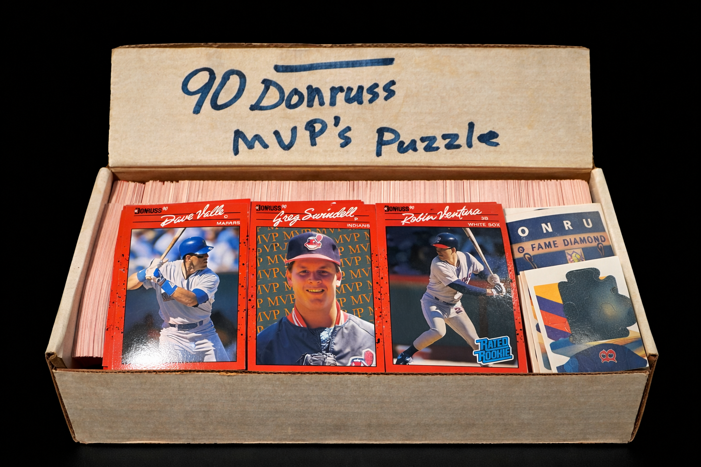 1990 Donruss Baseball MVPs Puzzle Card Lot Vintage MLB Collectible Set