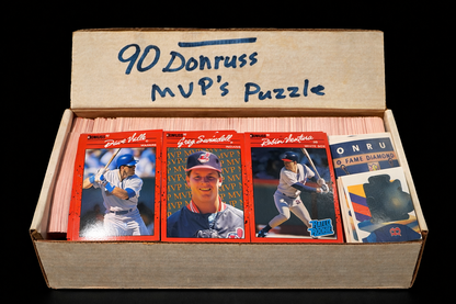 1990 Donruss Baseball MVPs Puzzle Card Lot Vintage MLB Collectible Set