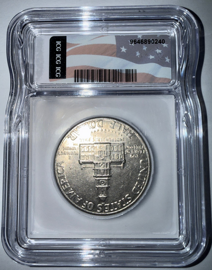 1976-D Kennedy Bicentennial Half Dollar ICG Genuine 1776-1976 Coin
