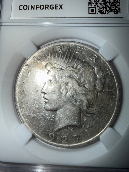 1927 Peace Silver Dollar $1 Coin 90% Silver US Mint Philadelphia