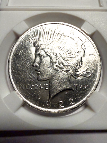 1922 Peace Silver Dollar .7734 ASW Philadelphia Mint $1 US Coin