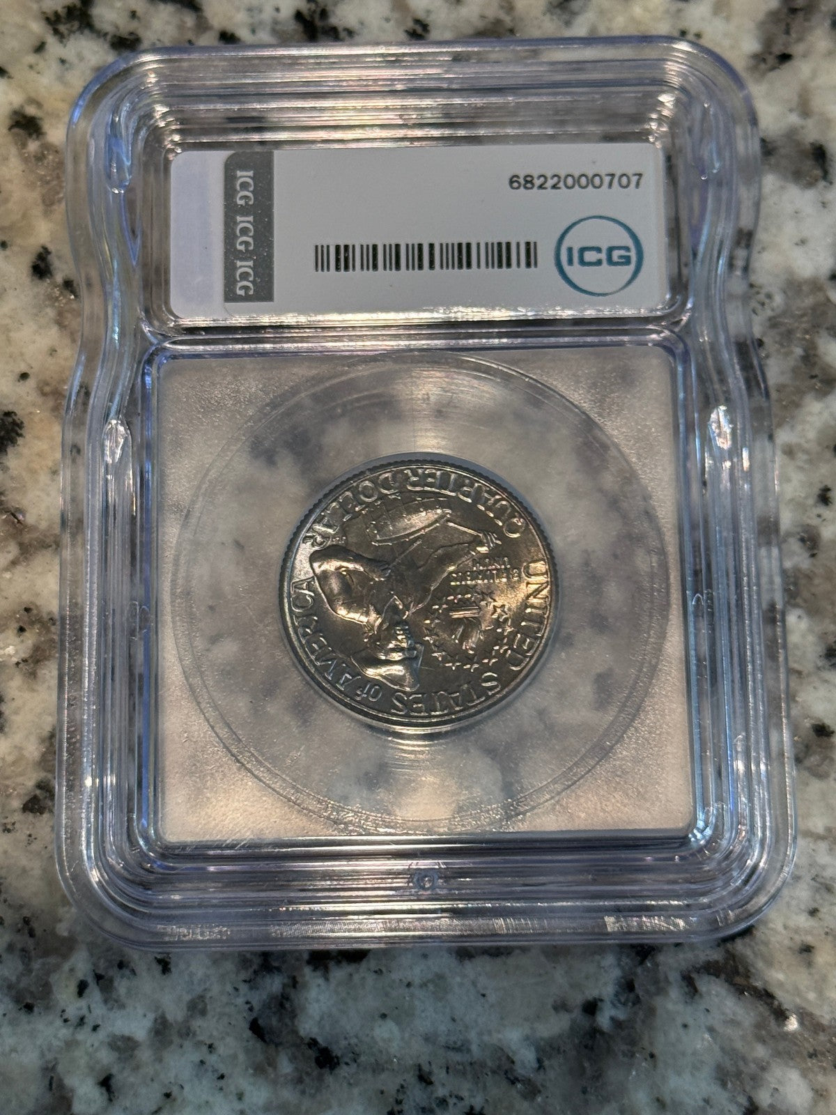 1976-D Washington Quarter ICG MS67 Bicentennial Type 2 High Grade
