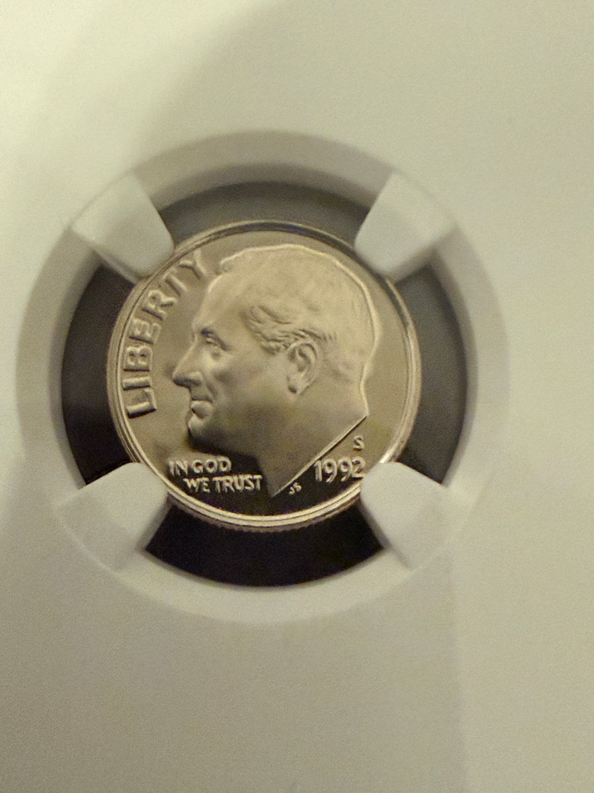 1992-S Roosevelt Dime PF69 Ultra Cameo NGC Proof Clad 10C Certified