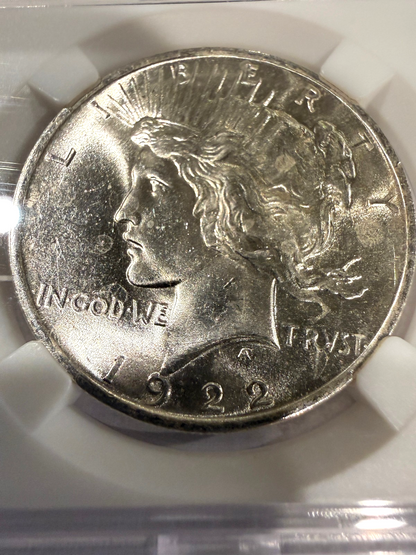 1922 Peace Silver Dollar 90% Silver .7734 oz ASW Philadelphia Mint