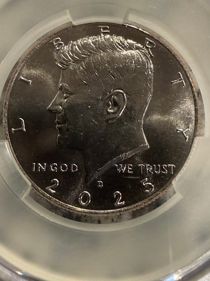 2025-D Kennedy Half Dollar CAC MS64 Certified Denver Mint US Coin