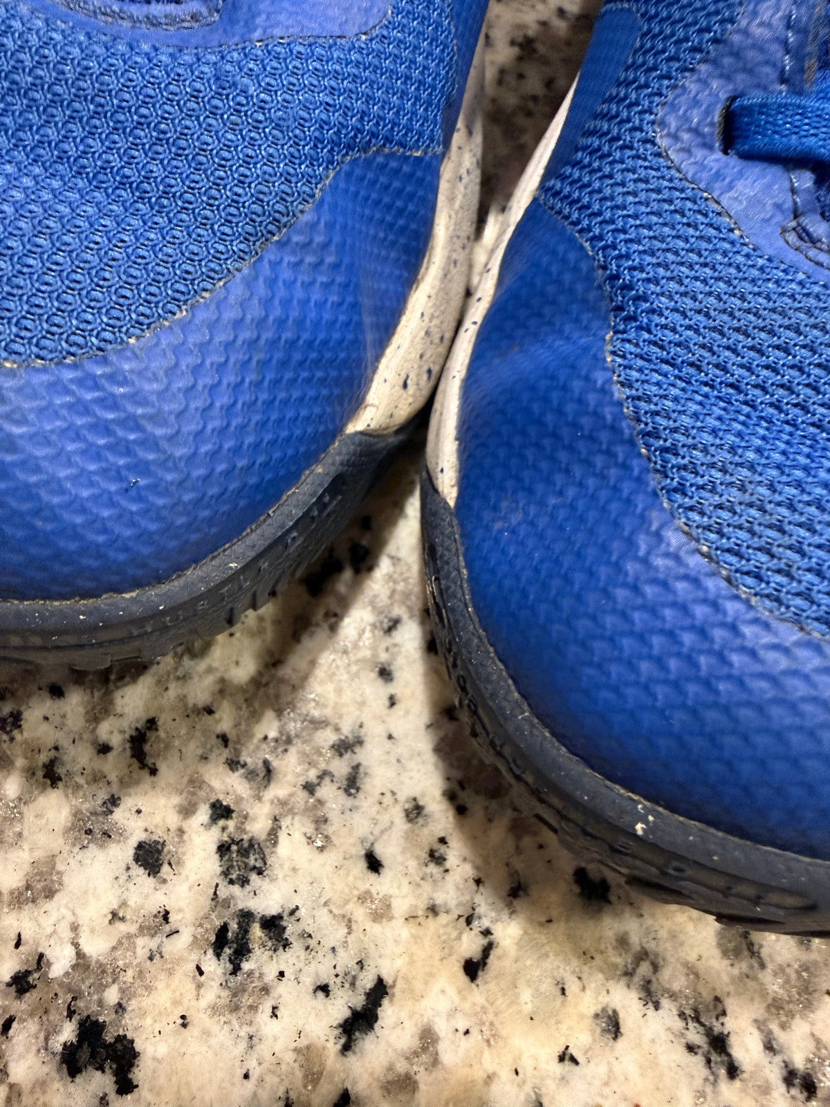 Nike Kids Basketball Shoes DV8994-400 Size 3Y Blue White Retro Sneakers