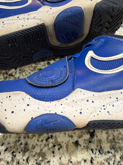 Nike Kids Basketball Shoes DV8994-400 Size 3Y Blue White Retro Sneakers