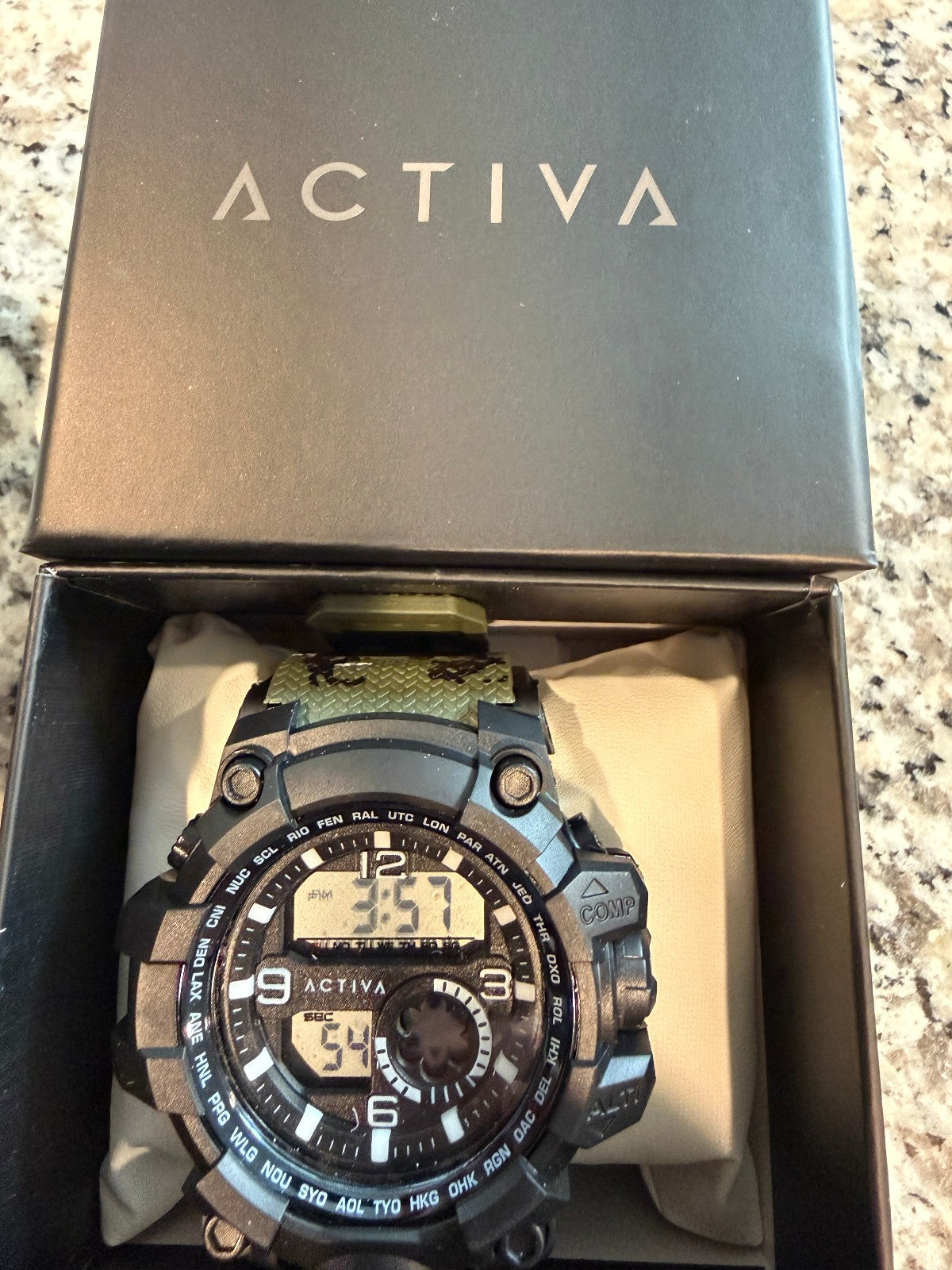 Activa Endurance X Invicta ACW435-004 Men's Digital Watch 54.5mm Green