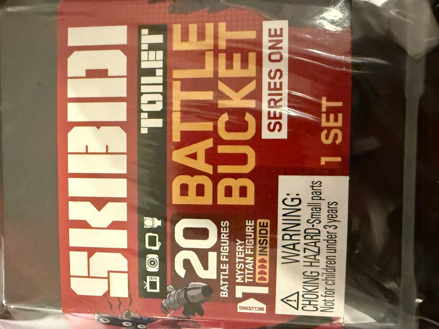 Skibidi Toilet Battle Bucket Series 1 20 Figures w Mystery Character Set