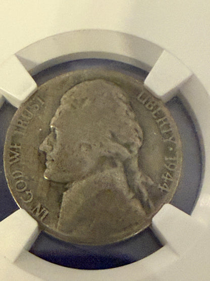 WWII War Nickel 1942-1945 5C NGC Genuine 35% Silver US Coin