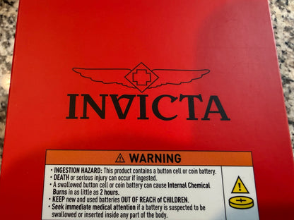 Invicta Racing Burnout Digital Men’s Watch 52mm Transparent Orange Chronograph
