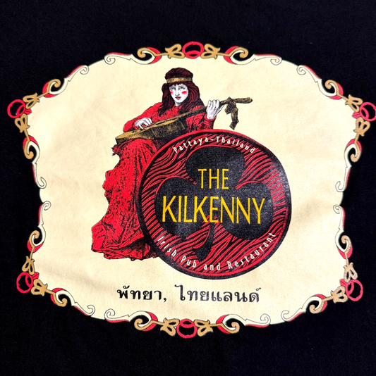 Vintage Kilkenny Pub Restaurant Pattaya Thailand Graphic T-Shirt Tee