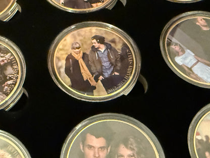 Taylor Swift Gold Plated Coin Collection Display Set Music Memorabilia