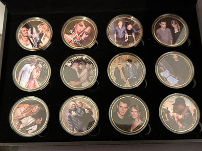 Taylor Swift Gold Plated Coin Collection Display Set Music Memorabilia