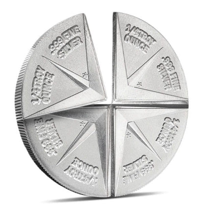 Goldpanner 1 oz .999 Fine Silver Divisible Round 1 Troy Ounce Bullion Coin