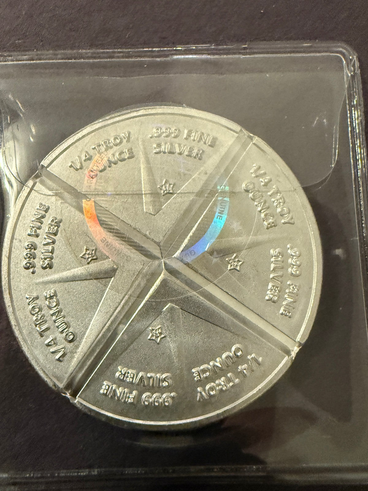 POP Bullion 1oz Silver Round .999 Fine Divisible Pieces Fractional Bar