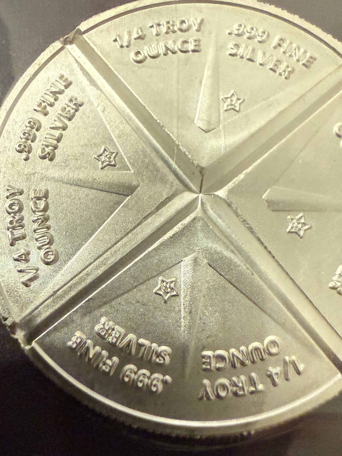 POP Bullion 1oz Silver Round .999 Fine Divisible Pieces Fractional Bar