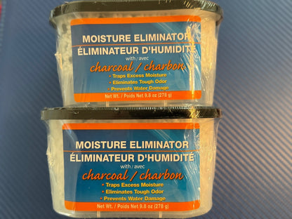 Moisture Eliminator Charcoal 2 Pack Odor Remover Humidity Absorber