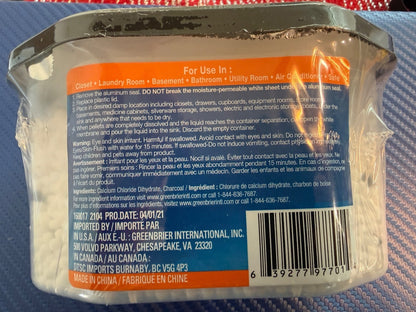 Moisture Eliminator Charcoal 2 Pack Odor Remover Humidity Absorber