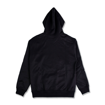 TheMoonAndPenny Moon Graphic Hoodie Black Pullover Hoodie Small Galaxy Sweatshirt