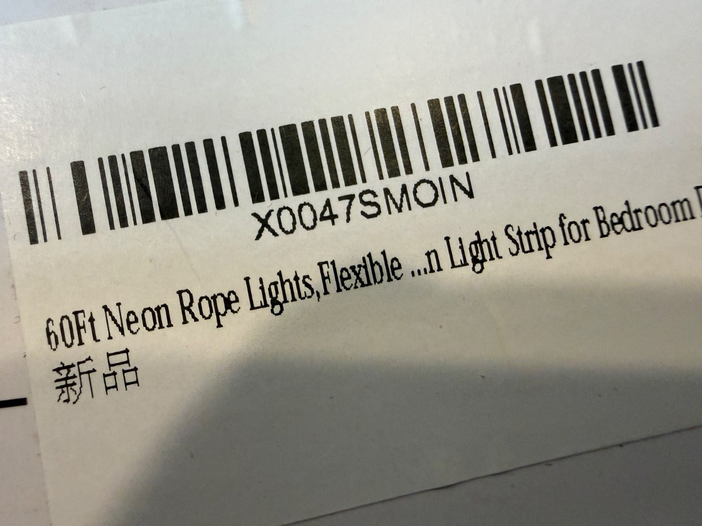 SINLEY 60FT LED Neon Rope Lights RGB Multicolor APP Remote Remote Control Strip