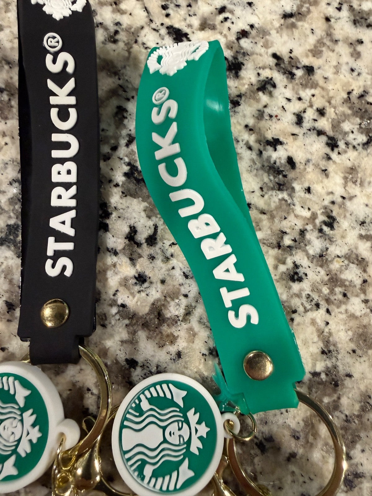 Starbucks Inspired Bear & Coffee Cup Keychain 4 Pack Cute Barista Bag Charm Set