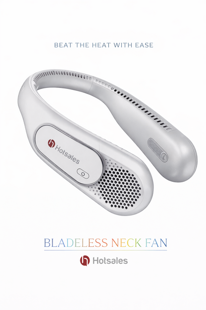 Portable Bladeless Neck Fan 6000mAh Rechargeable Hands Free Cooling Fan USB