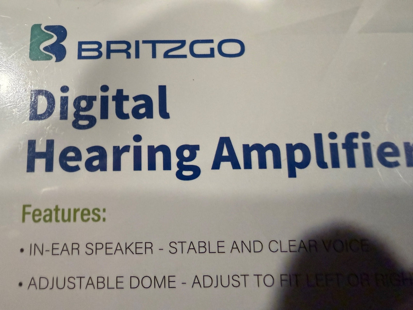 Britzgo BHA-1204S Digital Hearing Amplifier 2 Pack In Ear Sound Enhancer