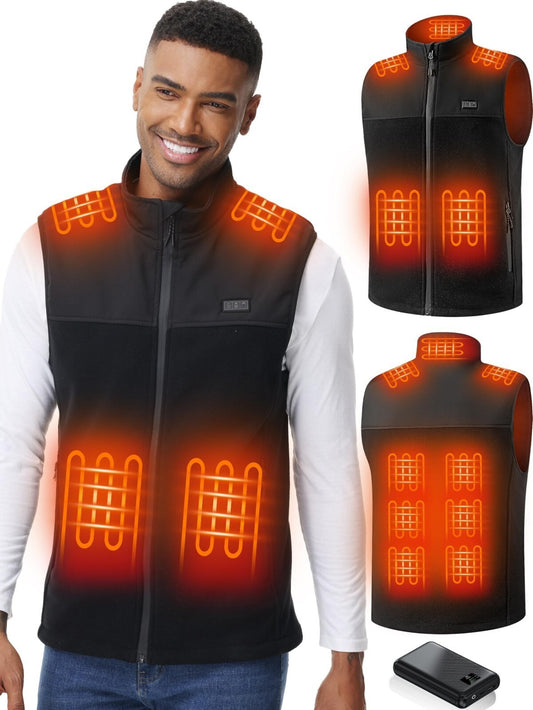 2XL Next Level Heated Jacket for Men w/ 12000mAh 7.4V Rechargeable Battery